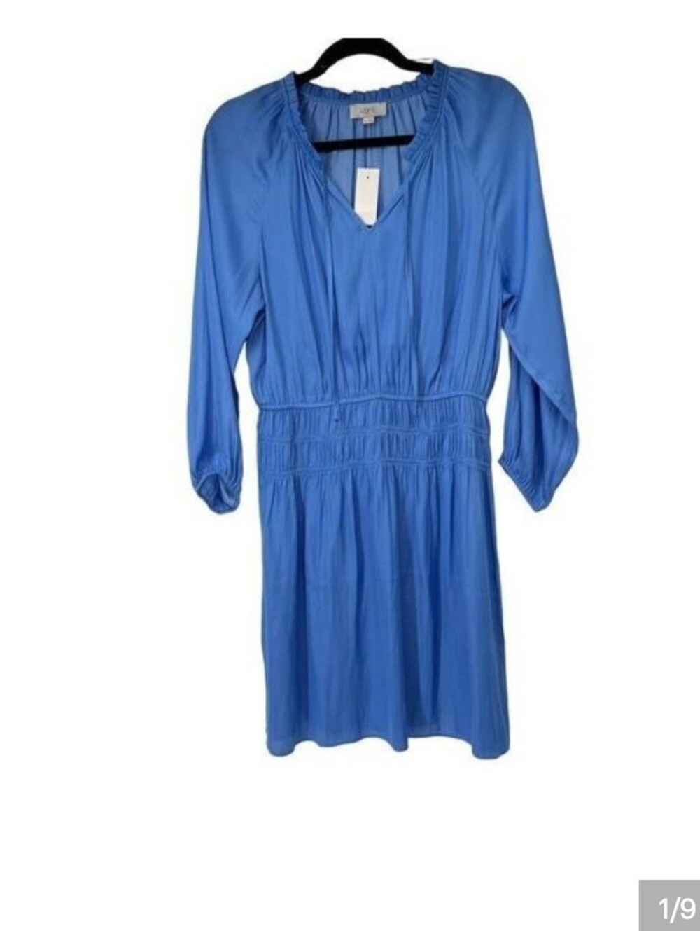 Loft  Light Blue Long Sleeve Dress‎